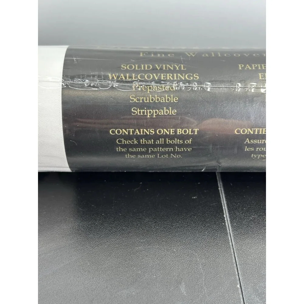 Vintage s.a. Maxwell co. 7267-492 32.8ft. Tropical Tree Stripped Wallpaper Roll